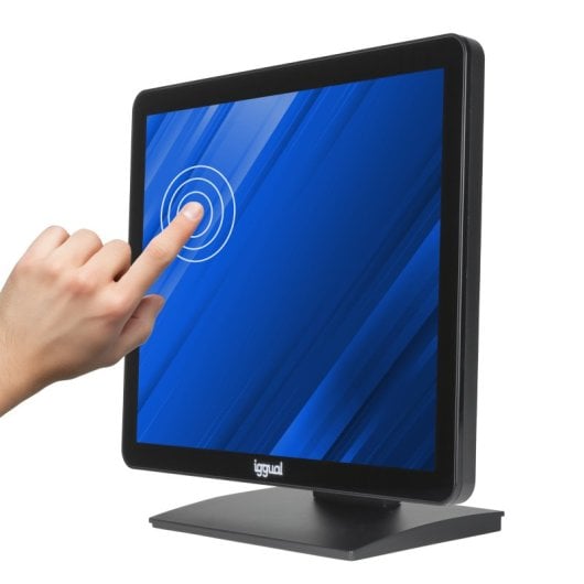 Monitor iggual MTL19X 19" Touchscreen 1280x1024 HDMI VGA USB Zwart
