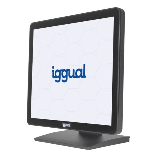 Monitor iggual MTL19X 19" Touchscreen 1280x1024 HDMI VGA USB Zwart