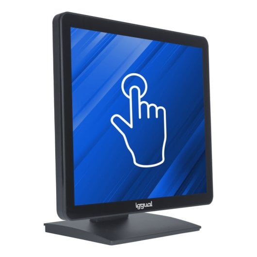 Monitor iggual MTL19X 19" Touchscreen 1280x1024 HDMI VGA USB Zwart