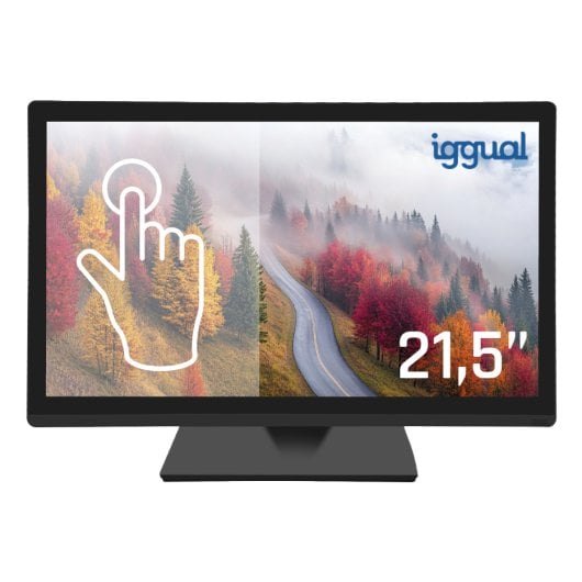 Iggual MTL21CP 21,5″ 1080p 60Hz Resistivo Full HD Touch USB HDMI VGA