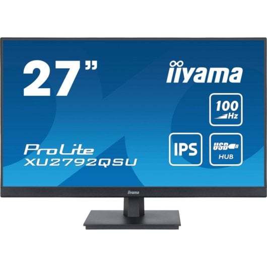 Monitor Iiyama 27″ 2560x1440 100Hz IPS FreeSync USB VESA Colunas