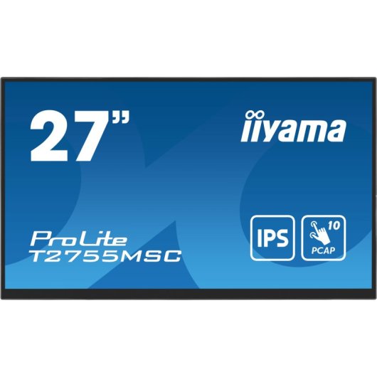 Monitor iiyama 27? 1080p IPS Táctil 60Hz Altavoces USB HDMI DisplayPort VESA