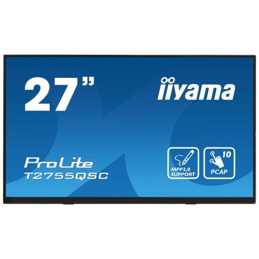 Enceintes tactiles 27" IPS QHD iiyama ProLite T2755QSC-B1