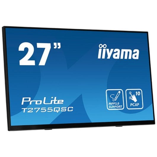 Enceintes tactiles 27" IPS QHD iiyama ProLite T2755QSC-B1