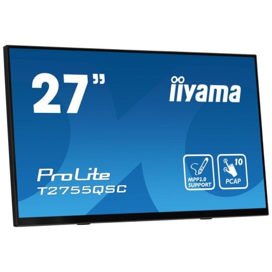 Enceintes tactiles 27" IPS QHD iiyama ProLite T2755QSC-B1