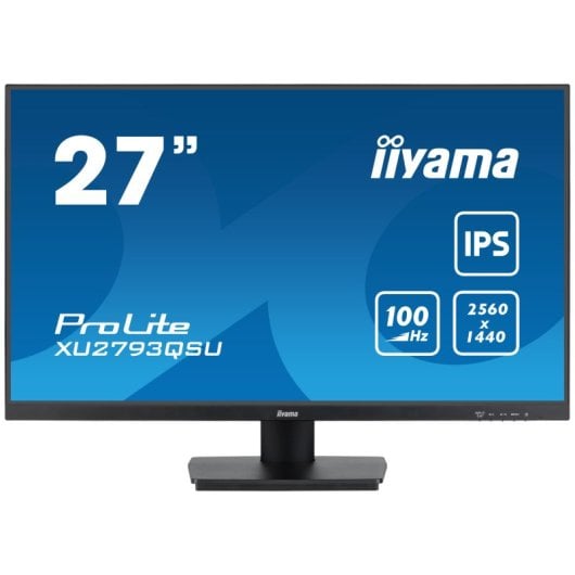 Monitor iiyama 27? 2560x1440 100Hz IPS LED FreeSync Altavoces USB HDMI DisplayPort VESA