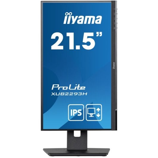 Monitor iiyama 21,5″ 1080p 75Hz IPS com altura ajustável e colunas VESA