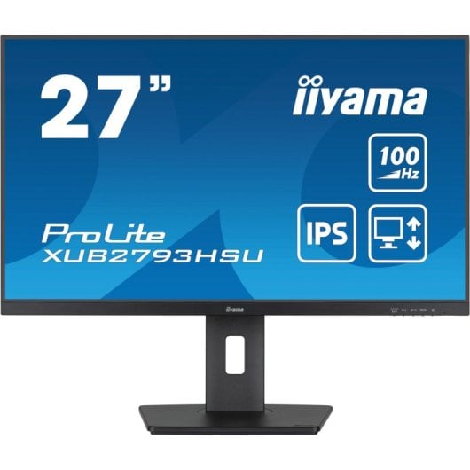 iiyama XUB2793HSU-B7 27" IPS FullHD 100Hz Altura Ajustable Altavoces