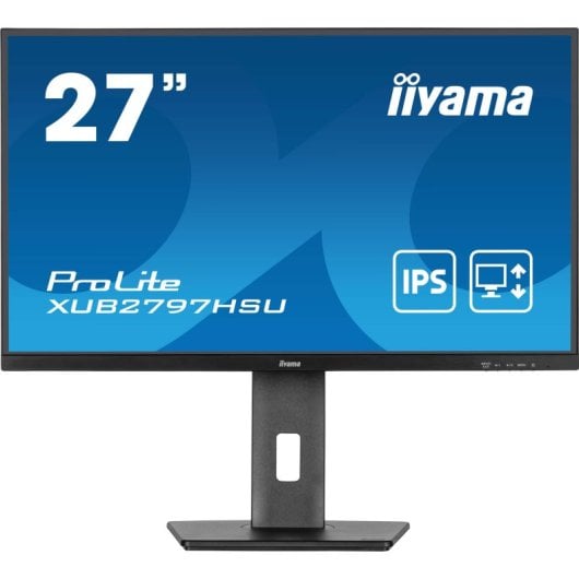 iiyama 27″ 1080p 100Hz IPS-Monitor mit Lautsprechern, USB-Hub, HDMI, DisplayPort, ergonomisch
