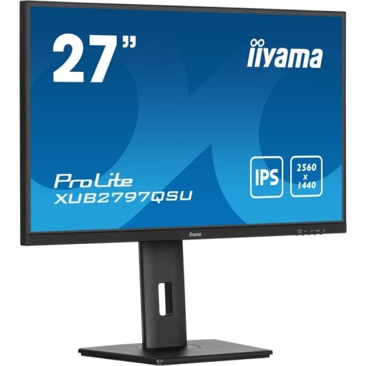 Monitor iiyama 27? 2560x1440 100Hz IPS Altura Ajustable USB 3.2 VESA Altavoces