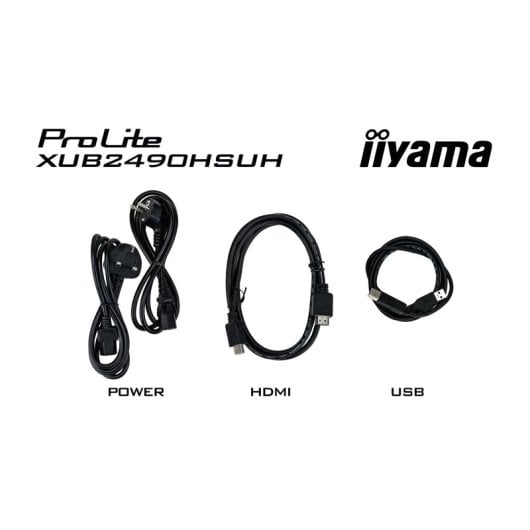 iiyama XUB2490HSUH-B2 24" IPS FullHD 100Hz Lautsprecher FreeSync Webcam