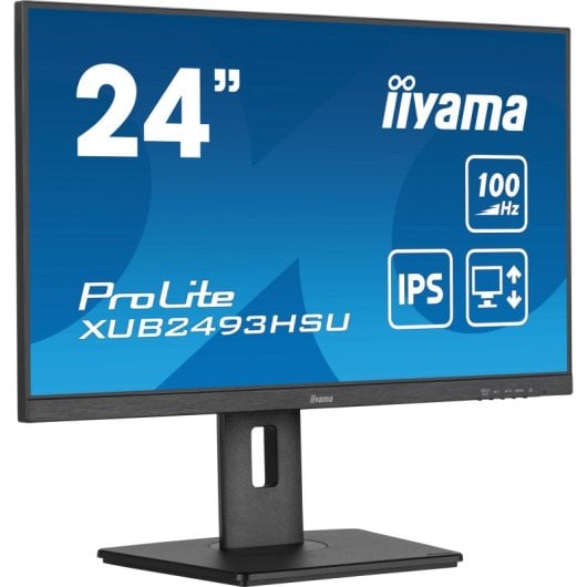 iiyama XUB2493HSU-B7 23,8" IPS FullHD 100Hz Altifalantes de altura ajustável Sincronização adaptável