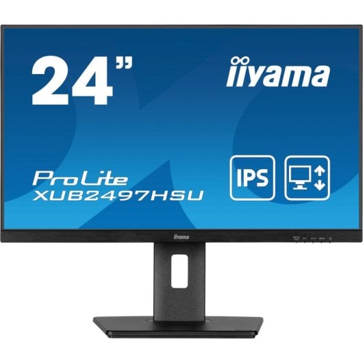 Monitor iiyama 24? 1080p 100Hz IPS Ajustable Altavoces AdaptiveSync USB HDMI DP