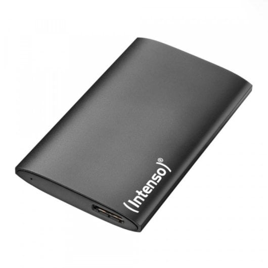 Disco Duro Intenso 500GB SSD 1.8" 0.5Gbit/s USB 3.2 Gen1 Negro Aluminio + Pantalla
