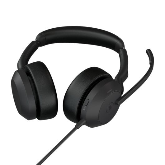 Auriculares Jabra con cable USB-C y Cancelación activa de ruido, micrófono boom