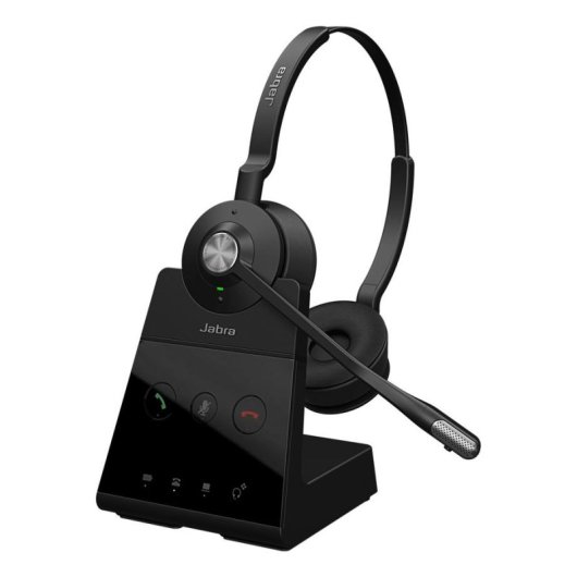 Auriculares Jabra Engage 65 SE inalámbricos DECT para oficina y call center negros