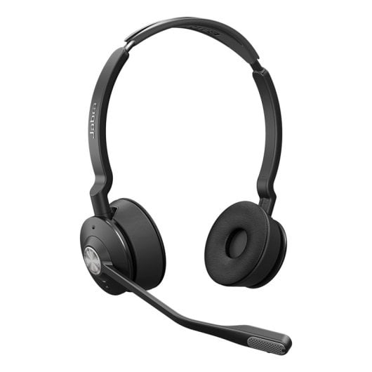 Auricular sem fios Jabra DECT/Bluetooth com microfone de boom e proteção auditiva