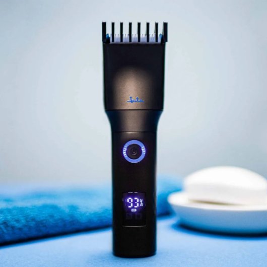 Cortapelos Jata Recargable LED 7 posiciones Acero inoxidable Negro 100min
