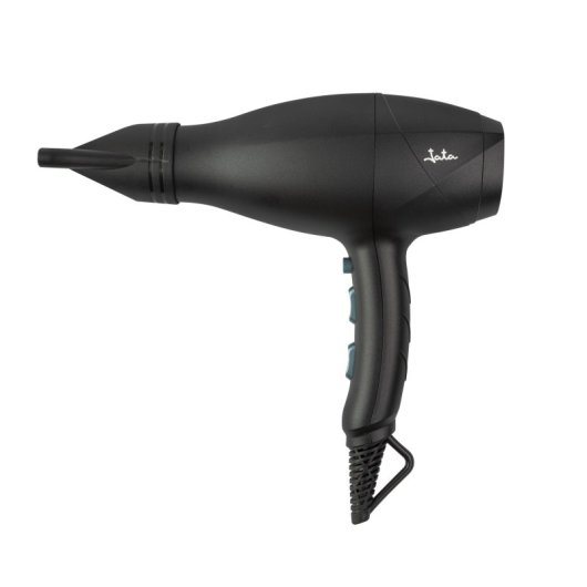 Jata 2600 W Schwarzer Haartrockner mit 2 Geschwindigkeiten, 3 Heizstufen, AC-Motor, Ionenfunktion