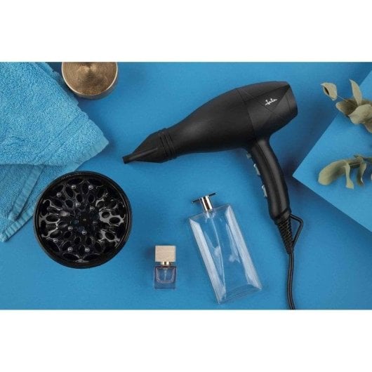 Sèche-cheveux Ionique Professionnel Jata JBSC1195 2600W 3 Températures 2 Vitesses Accessoires Noir