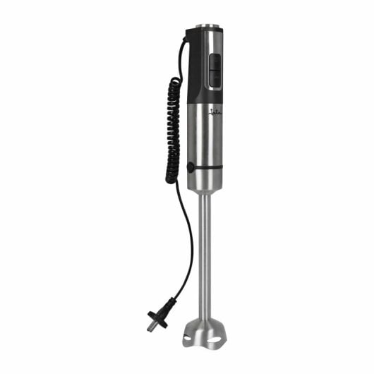 Liquidificador de imersão Jata 1200W, aço inoxidável, 4 lâminas turbo ergonómicas