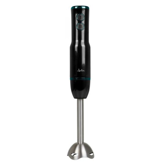 Batidora de inmersión Jata 500W 2 velocidades negro acero inoxidable picahielos turbo