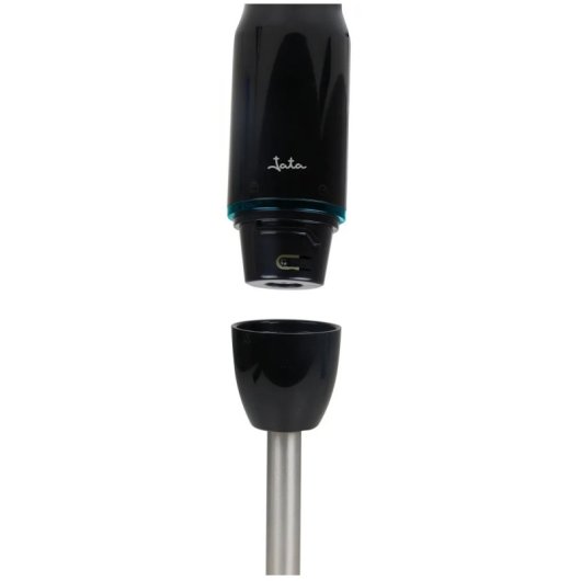 Batidora de inmersión Jata 500W 2 velocidades negro acero inoxidable picahielos turbo