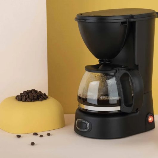Cafetera de filtro Jata Semi-automática 0,75L 8 tazas color negro