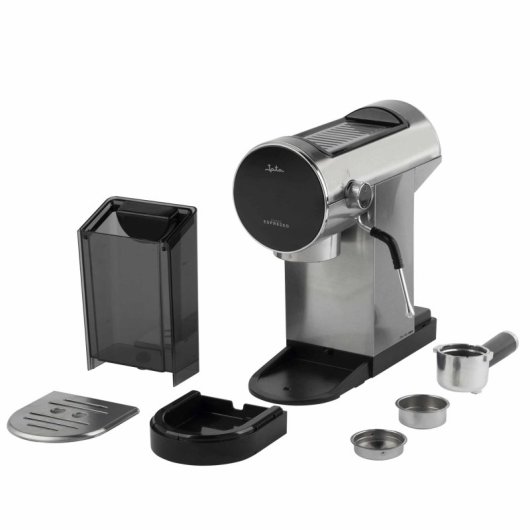 Cafetera Semi-automática Jata 0,9L 20 bares con vaporizador y calentador de tazas