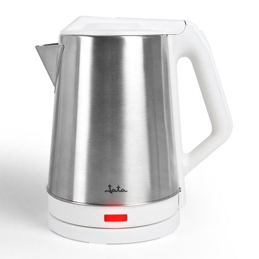 Jata Chaleira em Aço Inoxidável 2L Branco 1500W Base 360º Proteção contra Sobreaquecimento