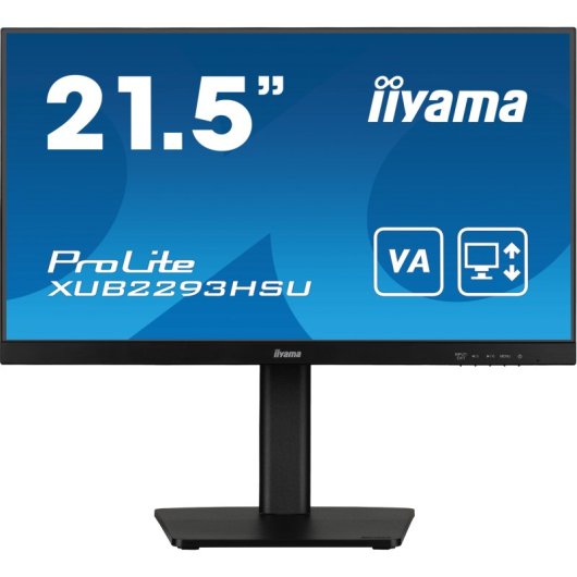Moniteur USB 21,5″ 1080p 100 Hz IPS réglable en hauteur avec haut-parleurs sans bordure