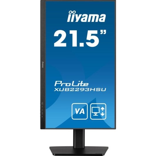 Moniteur USB 21,5″ 1080p 100 Hz IPS réglable en hauteur avec haut-parleurs sans bordure