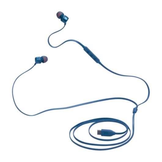 Casque filaire USB-C JBL Pure Bass avec microphone et télécommande intégrés