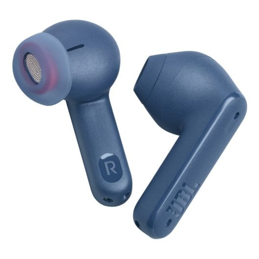 Auscultadores sem fios JBL Bluetooth 5.2 com cancelamento de ruído e microfone azul