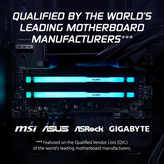 Kingston 32GB DDR5 6800MT/s FURY Beast RGB RAM-Speicher
