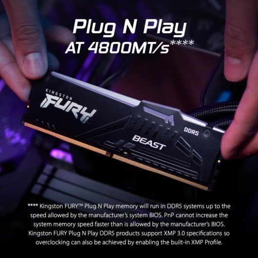 Kingston 32GB DDR5 6800MT/s FURY Beast RGB RAM-Speicher