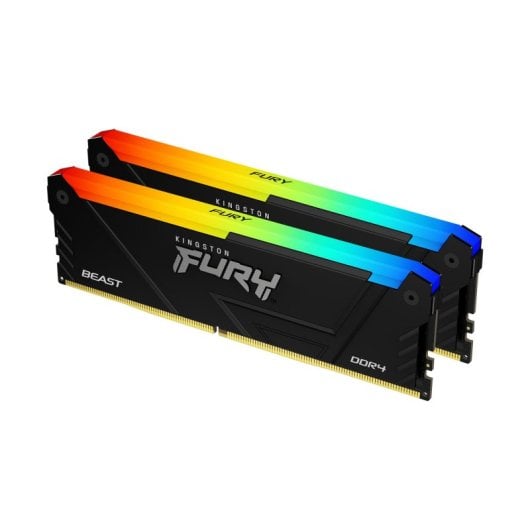 Kingston 32 GB DDR4 3200 MHz FURY Beast RGB RAM-Speicher (2 x 16 GB)