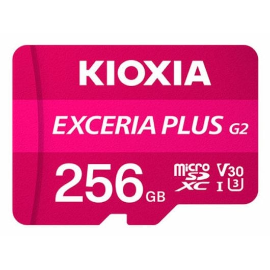 Kioxia 256 GB MicroSDXC-Karte UHS-I U3 V30 A1 100 MB/s Pink mit SD-Adapter