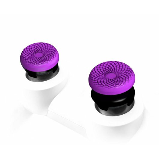 Thumbstick KontrolFreek Frenzy PlayStation 4/5 Negro Púrpura 2 piezas 10 mm