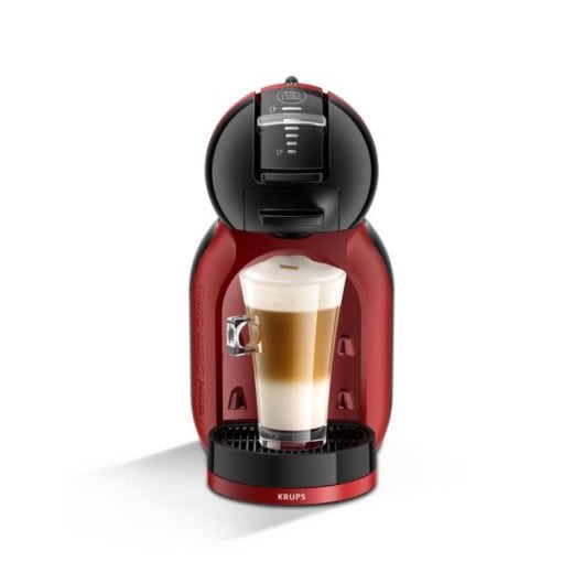 Máquina de café de cápsulas Krups Mini Me KP123H 0,8L 15 Bares preto/vermelho controlo tátil