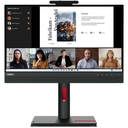 Monitor Lenovo ThinkCentre Tiny-In-One 22 Gen 5 21.5" IPS FullHD 60Hz Cámara Altavoces Ergonomía