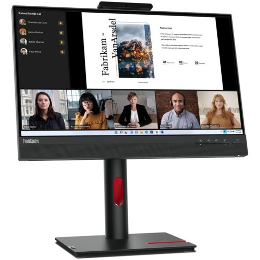 Monitor Lenovo ThinkCentre Tiny-In-One 22 Gen 5 21.5" IPS FullHD 60Hz Cámara Altavoces Ergonomía