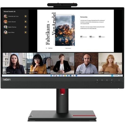 Monitor Lenovo ThinkCentre Tiny-In-One 22 Gen 5 21.5" IPS FullHD 60Hz Cámara Altavoces Ergonomía