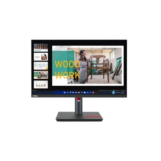 Monitor Lenovo 23.8? 2560x1440 60Hz IPS HDR10 USB-C VESA sRGB 99% Low Blue Light