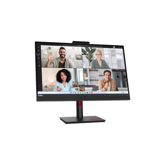 Écran Lenovo 27″ 2560x1440 75Hz IPS W-LED Haut-parleurs Caméra USB-C 90W Ethernet