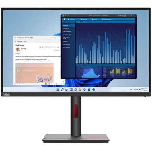 Monitor Lenovo ThinkVision T27p-30 27" 4K 60Hz IPS USB-C 90W Altura Ajustable VESA 100x100