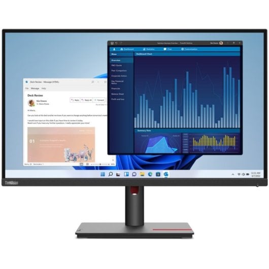 Monitor Lenovo ThinkVision T27p-30 27" 4K 60Hz IPS USB-C 90W Altura Ajustable VESA 100x100