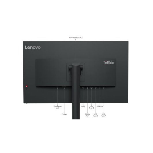 Monitor Lenovo 31,5″ 4K UHD 60Hz IPS USB-C HDMI DisplayPort KVM sRGB 99%