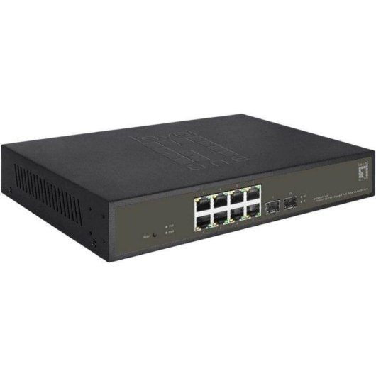 Switch LevelOne GES-2110P 8 Porte Gigabit PoE+ 130W 2 SFP Fanless