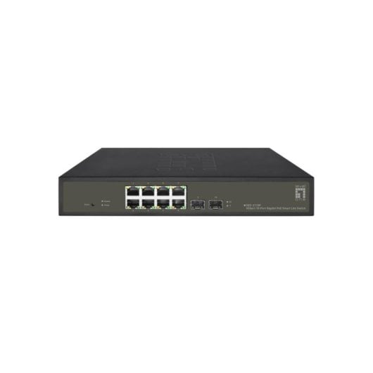 Switch LevelOne GES-2110P 8 Porte Gigabit PoE+ 130W 2 SFP Fanless